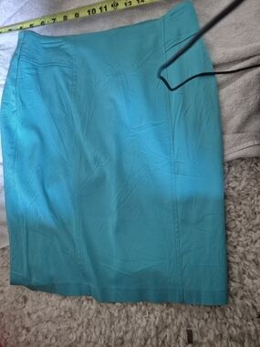 Teal Pencil Skirt - Women Skirts